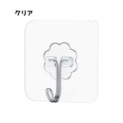 粘着フック ウォールフック 10個セット 壁面 キッチン 浴室 玄関 リビング 収納 吊り下げ収納 インテリア雑貨 シンプル