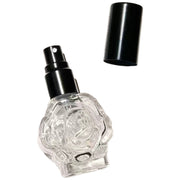 アトマイザー 詰替容器 詰め替え 香水 ボトル スプレー 10ml 香水瓶 花 バラ風 薔薇 ミニサイズ コンパクト 女子 女性 おしゃれ かわいい 持ち運び 携帯 小分け フレグランス コロン
