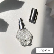 アトマイザー 詰替容器 詰め替え 香水 ボトル スプレー 10ml 香水瓶 花 バラ風 薔薇 ミニサイズ コンパクト 女子 女性 おしゃれ かわいい 持ち運び 携帯 小分け フレグランス コロン