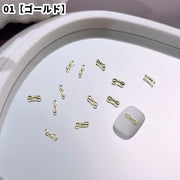 ネイルパーツ ネイル用メタルパーツ デコパーツ デコレーションパーツ 同デザイン20個セット ネイル用品 ネイルグッズ ハンドメイドパーツ リボンモチーフ 立体 ミニ カジュアル フェミニン ガーリー 可愛い キュート おしゃれ ジェルアート ネイルチップ 装飾 指先デコ DIY セルフ用 レジン細工