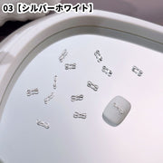 ネイルパーツ ネイル用メタルパーツ デコパーツ デコレーションパーツ 同デザイン20個セット ネイル用品 ネイルグッズ ハンドメイドパーツ リボンモチーフ 立体 ミニ カジュアル フェミニン ガーリー 可愛い キュート おしゃれ ジェルアート ネイルチップ 装飾 指先デコ DIY セルフ用 レジン細工