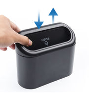 車用ごみ箱 ゴミ箱 ダストボックス 車用品 カーアクセサリー 車内収納 内装用品 小物入れ クリップ ドアポケット 吊り下げ ふた付き 蓋 引っ掛け シンプル ミニ コンパクト