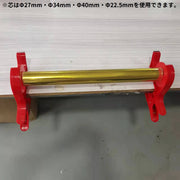 テープカッター 2個セット 2個入り 1対 包装紙クランプ 包装紙ホルダー ラッピングペーパークランプ シンプル 包装紙 ラッピングペーパー クランプ ホルダー 赤 グレー レッド