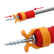 ネジ固定器 2個セット 木工用 ネジホルダー ビスキャッチ クランプ ドライバービット用 DIY 落下防止 紛失防止 汎用 便利