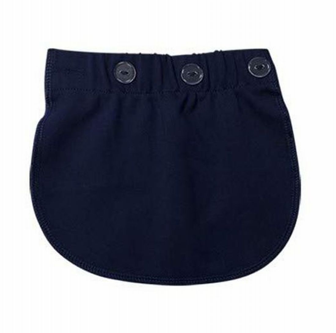 マタニティウエストバンド マタニティウェア ウエストサイズ調整 ウエスト 延長 マチ布 ネイビー バリエーション画像