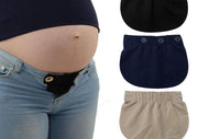 マタニティウエストバンド マタニティウェア ウエストサイズ調整 ウエスト 延長 マチ布 妊婦服 妊娠中 調節 ズボン スカート ボタン お腹 パッド