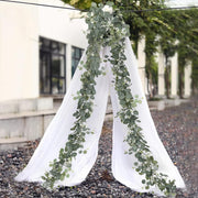 フェイクグリーン 180cm 人工観葉植物 ユーカリ 葉 葉っぱ リーフ フラワーアレンジ リース ウォールグリーン インテリア 飾り 装飾 壁掛け ナチュラル イミテーション 枯れない