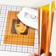 ツヤ出しアイロンシート 2枚セット アイロンビーズ用 薄型 半透明 耐高温 ビーズクラフト 工作 ハンドメイド 仕上げ用 交換用 予備