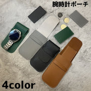 腕時計ポーチ 腕時計ケース 時計収納 収納 袋 保管 持ち運び ウォッチケース アクセサリーケース 小物入れ 旅行 お出かけ 出張