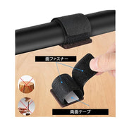 傷防止テープ 6枚入り フェルト 保護パッド 床保護 面テープ マジック テープ フローリング テーブル 机 椅子脚 家具保護 粘着 防音 騒音防止 滑り止め キズ防止
