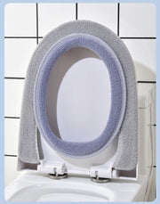 便座カバー トイレカバー トイレ用品 O型 柔らかい ふわふわ 洗える 伸縮 防寒 取り付け簡単 おしゃれ かわいい 洗濯 冷え防止