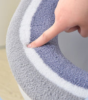 便座カバー トイレカバー トイレ用品 O型 柔らかい ふわふわ 洗える 伸縮 防寒 取り付け簡単 おしゃれ かわいい 洗濯 冷え防止