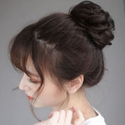 ポイントウィッグ 部分ウィッグ お団子ウィッグ レディース 女性 ヘアアクセサリー お団子ヘアー カール ヘアアレンジ イメージチェンジ ボリューム お出かけ イベント パーティー 普段使い 婦人用 ファッション小物