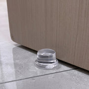 ドアストッパー 同サイズ2個セット クリア 透明 シリコン 粘着式 穴あけ不要 衝突防止 戸当たりクッション 貼り付け 衝撃吸収 壁保護 傷対策 消音 取っ手 扉止め 室内 家庭用 簡単取付 円柱型