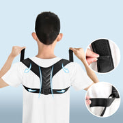 姿勢補正ベルト 補助ベルト サポートベルト サポーター 姿勢キープ 姿勢ケア 猫背対策 巻き肩 背筋 クロス 立ち仕事 デスクワーク