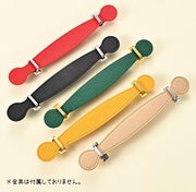 かばん用持ち手 ハンドル 取っ手 単品 レザー調 バッグアクセサリー カバン 鞄 手提げ 修理 交換 付け替え 手芸 手作り ハンドメイド クラフト 取り付け リメイク おしゃれ 単色 無地 シンプル おしゃれ 赤 橙 黒 カーキ 青 緑 茶 黄