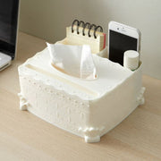 ティッシュケース ティッシュボックス 小物入れ付き プラスチック リモコン入れ 収納ケース 多機能 かわいい おしゃれ 日用品 生活雑貨 インテリア雑貨