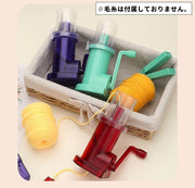 手動スプールニッター 編機 編み機 クリップ付き 手芸 クラフト ブレスレット 結び目 装飾 DIY 衣類 セーター 帽子 紐部分 手動 簡単 便利 家庭用