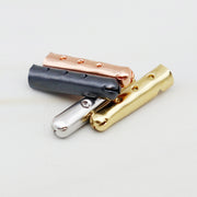 アグレット 4個セット 金属製 シューパーツ 靴紐アクセサリー シューレースチップ 先端 ストッパー 金具 スニーカー パーカー