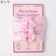 ヘアカーラー ヒートレス レディース ヘアケア カールバンド ノンヒートカール 手巻きカーラー スタイリング 巻き髪 ウェーブ カール シュシュ ヘアバンド