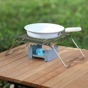 クッカースタンド 折り畳み コンパクト 網 グリルスタンド 五徳 折りたたみ アウトドア キャンプ BBQ バーナー コンロ ストーブ グリル ソロ 携帯 持ち運び