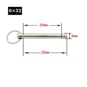 クイックリリースピン ボールロックピン 自転車用品 船舶用 車用 工具 治具 直径6mm 直径8mm ビミニ トップピン デッキヒンジ プルピン マリンハードウェア ジャッキスタンド 安全ピン 保守 修理