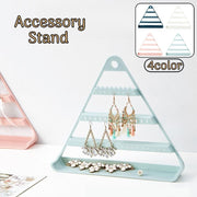 アクセサリースタンド アクセサリーホルダー ジュエリーラック ディスプレイ ピアス イヤリング 壁掛け ジュエリー 小物収納 整理整頓 おしゃれ 三角形