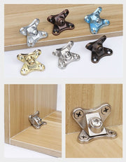 棚受け金具 4個セット コーナーブレース ブラケット L字 蝶型 直角 補強 固定 接続 棚 家具 DIY 工具 部品 パーツ
