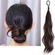 ポイントウィッグ 部分ウィッグ ヘアゴム レディース 女性用 つけ毛 ロング ウェーブ 巻き髪 ストレート お団子ヘア ヘアアレンジ エクステンション 付け毛 髪飾り ボリューム感 イメチェン