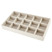 アクセサリーケース ジュエリーボックス アクセサリーボックス ジュエリーケース 収納ボックス 収納ケース ネックレス ペンダント ピアス イヤリング 指輪 リング 時計 収納 シンプル 無地 2マス 3マス 6マス 12マス 15マス 18マス