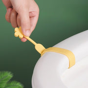 便座用取っ手 単品 1個 便座リフター トイレ用品 便座ハンドル 持ち手 簡単取り付け 巻き付け 触れない 持ち上げ 上げ下げ 花 フラワー ふた フタ 蓋 トイレタリー用品 お手洗い 日用品雑貨 シンプル 簡単