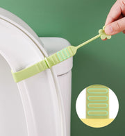 便座用取っ手 単品 1個 便座リフター トイレ用品 便座ハンドル 持ち手 簡単取り付け 巻き付け 触れない 持ち上げ 上げ下げ 花 フラワー ふた フタ 蓋 トイレタリー用品 お手洗い 日用品雑貨 シンプル 簡単