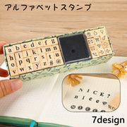 アルファベットスタンプ ABCスタンプ 数字スタンプ スタンプ台付き 英語スタンプ 英数字 数字 英字 大文字 小文字 スタンプ はんこ 絵文字 記号 おしゃれ かわいい シンプル 手帳 スケジュール帳