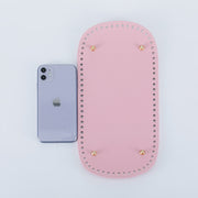 バッグ用底板 バッグ底板 リベット付き バッグボトム レザー調 底鋲 DIY ハンドメイド 手芸用品 編み付け 編みつけ パーツ