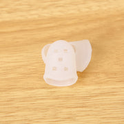 ギター用 指サック 単品 1個 指パッド 保護パッド 指先ガード キャップタイプ 穴あき 弦楽器 ギター ベース シリコン 柔らか 爪割れ防止 怪我防止 傷対策 練習 蒸れにくい