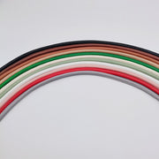 ひも 紐 6mm 1ｍ バッグストラップ用 ハンドメイド PUレザー 丸型 ラウンド型 高級感 手作り ショルダーストラップ ハンドストラップ 巾着型 DIY