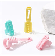 ヤーンガイド 3個セット 毛糸ガイド 編み物用品 手編み 編み分け 編み込み ツール 指サック 糸ガイド 糸分け 手芸用品 フィンガーガイド DIY 手作り ハンドメイド