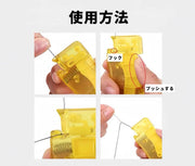 糸通し 糸通し器 裁縫道具 手芸用品 ハンドメイド用品 縫い糸通し 針糸 シンプル 便利 持ち運び