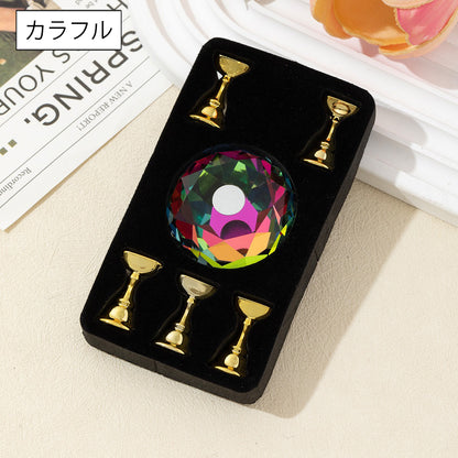 ネイルチップスタンド マグネット式 ネイルアート用品 宝石風 ネイル展示台 撮影用 商品画像5