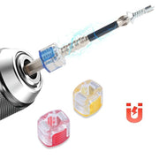 ドライバー用マグネットホルダー 単品 1個 磁石 マグネット ドライバー ビット 装着式 ホルダー ネジ ビスキャッチ DIY 電動ドライバー 工具 アクセサリー
