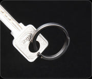 キーリング 単品 1個 キーホルダー 金具 パーツ 部品 クラフト材料 手作り ハンドメイド DIY 手芸 多用途 鍵 シルバーカラー