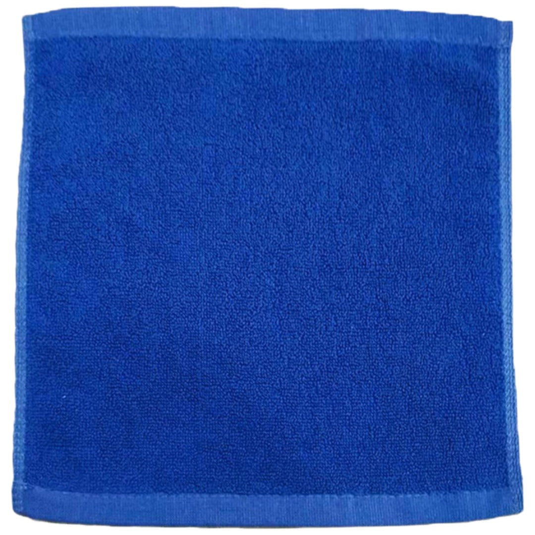 ハンドタオル 4枚セット 手拭き ミニタオル 30×30cm 正方形 ブルー4枚セット バリエーション画像