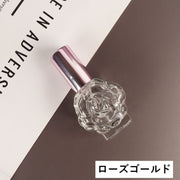 アトマイザー 10ml ガラス製 スプレーボトル 詰め替え容器 小瓶 小分け 蓋付き 香水瓶 薔薇 バラ ミニ コンパクト ポータブル 携帯用 持ち歩き 可愛い おしゃれ