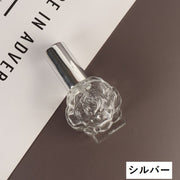 アトマイザー 10ml ガラス製 スプレーボトル 詰め替え容器 小瓶 小分け 蓋付き 香水瓶 薔薇 バラ ミニ コンパクト ポータブル 携帯用 持ち歩き 可愛い おしゃれ