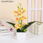 造花 胡蝶蘭 コチョウラン ラン 花 植物 ミニポット ミニ鉢植え イミテーション フェイクフラワー 卓上 リビング インテリア オシャレ 綺麗 母の日