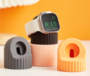 充電スタンド アップルウォッチ用 シリコン 充電 スタンド AppleWatch用 卓上 シンプル コンパクト 滑り止め