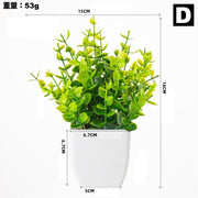 造花 アートフラワー フェイクグリーン 人工観葉植物 緑 鉢植え 植木鉢付き 枯れない インテリア 飾り リアル 卓上 リビング