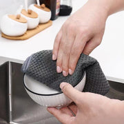 キッチンクロス 10枚セット 布巾 ふきん 雑巾 ハンドタオル 食器拭き 台拭き お手拭き 25x25 30x30cn マイクロファイバー テーブル コップ 吸水 掃除 台所 油汚れ 便利