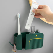 ウォールラック ウォールポケット ウォールフック スマホホルダー リモコンラック 小物入れ 壁面収納 収納グッズ 整理用品 インテリア小物 生活雑貨 日用雑貨 小型 コンパクト シール接着式 粘着式 長方形 横長 シンプル カジュアル 可愛い キュート おしゃれ