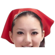 三角巾 さんかくきん 頭巾 レディース メンズ 女性 男性 男女兼用 ユニセックス 大人 紐タイプ 黒 茶色 青 赤 無地 シンプル 調理 料理 掃除 キッチン カラバリ豊富